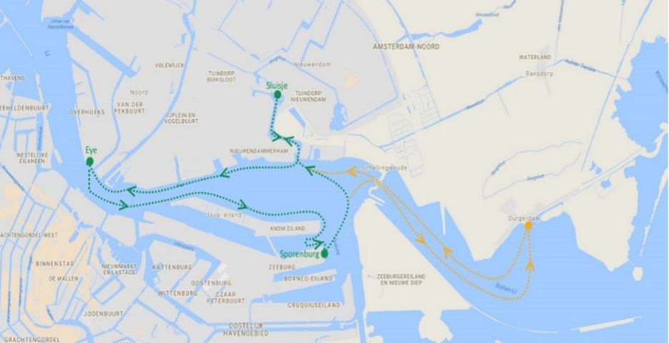 Kaart IJ-Buurtveer 2022